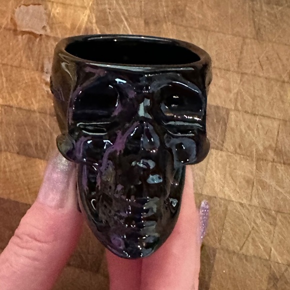 Crystal Head Onyx Shot Glasses - Picture 2 of 4